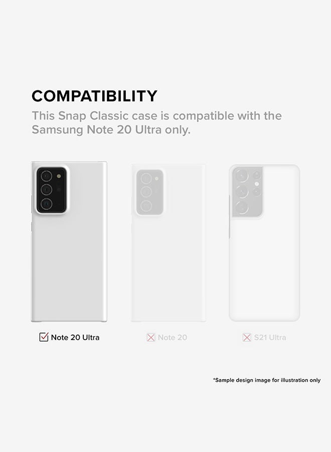 Stylizedd Slim Cover for Samsung Galaxy Note20 Ultra Case Snap Classic Series Mobile Cover Hard PC Shield Matte Finish Print -Belgium-Player-De Bruyne - Image 2