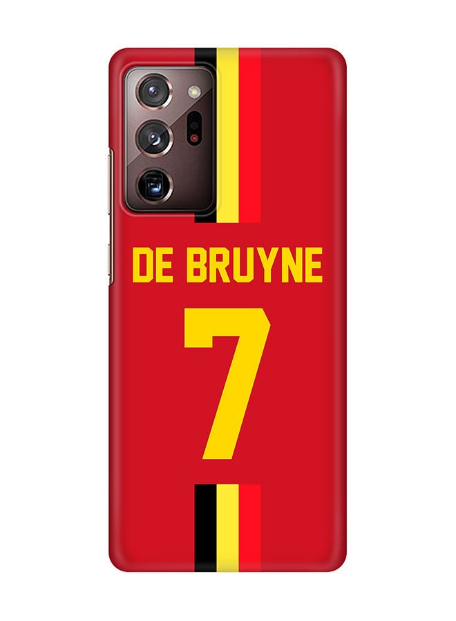 Stylizedd Slim Cover for Samsung Galaxy Note20 Ultra Case Snap Classic Series Mobile Cover Hard PC Shield Matte Finish Print -Belgium-Player-De Bruyne - Image 1
