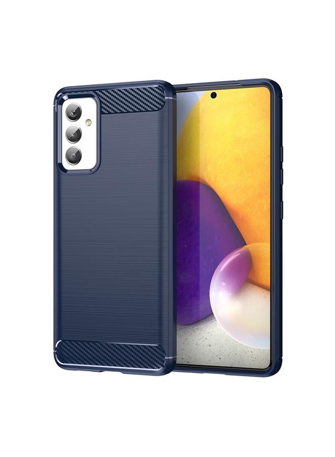 S-TOP Case For Samsung Galaxy Quantum 2 Brushed Texture Carbon Fiber TPU Phone Case - Image 1