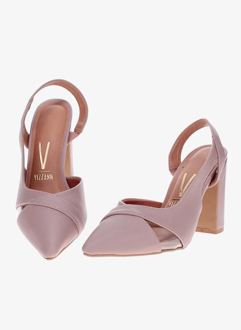 Vizzano Brown High Heels Sandals with Back Strap – Elegant sling Back Heels for Girls & Ladies for Women | Best Price UAE