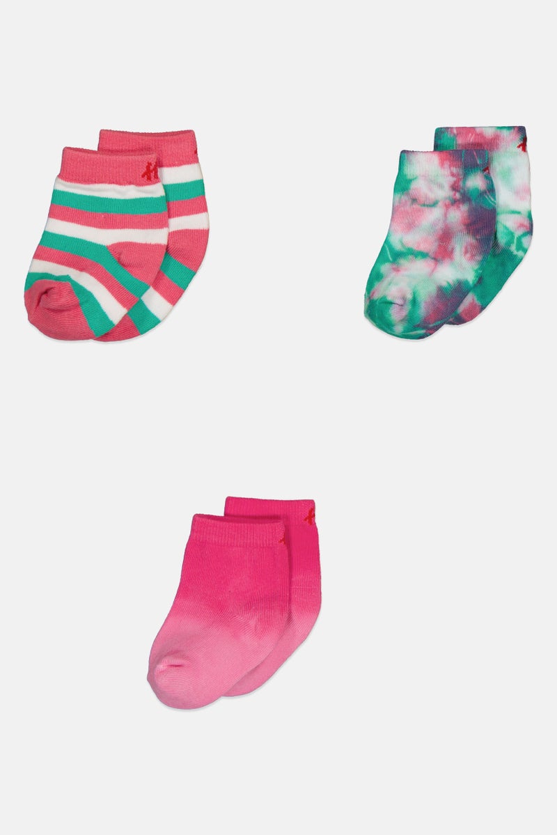 Hamleys Toddlers Girl 3 Pairs Tie-Dye Socks, Multicolor - Image 2