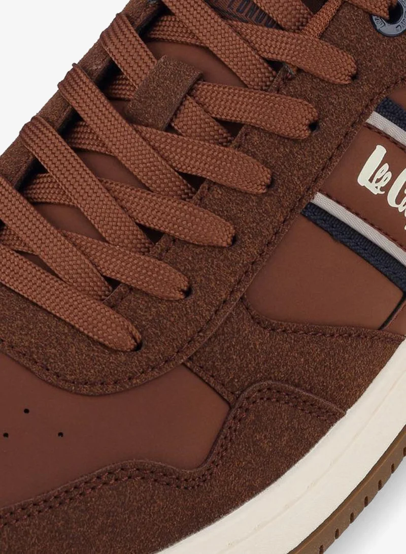 Lee Cooper BROWN Men Logo Print Lace-Up Ankle Sneakers for Men | Best Price UAE