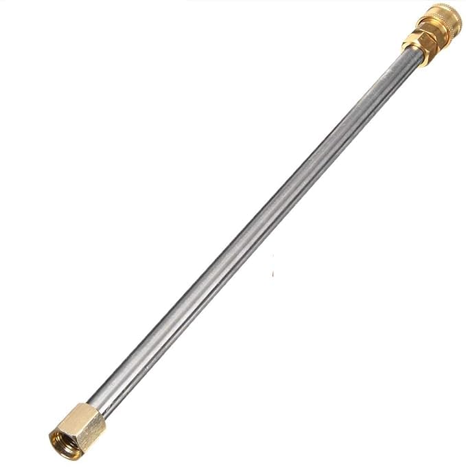 KRISHAK TOOLS Pressure Washer 15" Extension Rod with 1/4 Quick Connector/Pressure Washer Spray Wand (15" Extension Rod) - Image 1