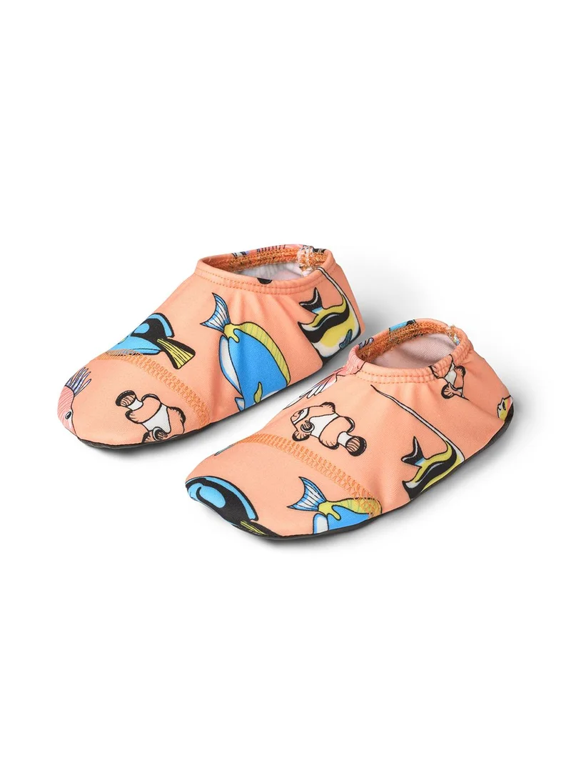 سموفولك UV50 bathing shoes for children with fish