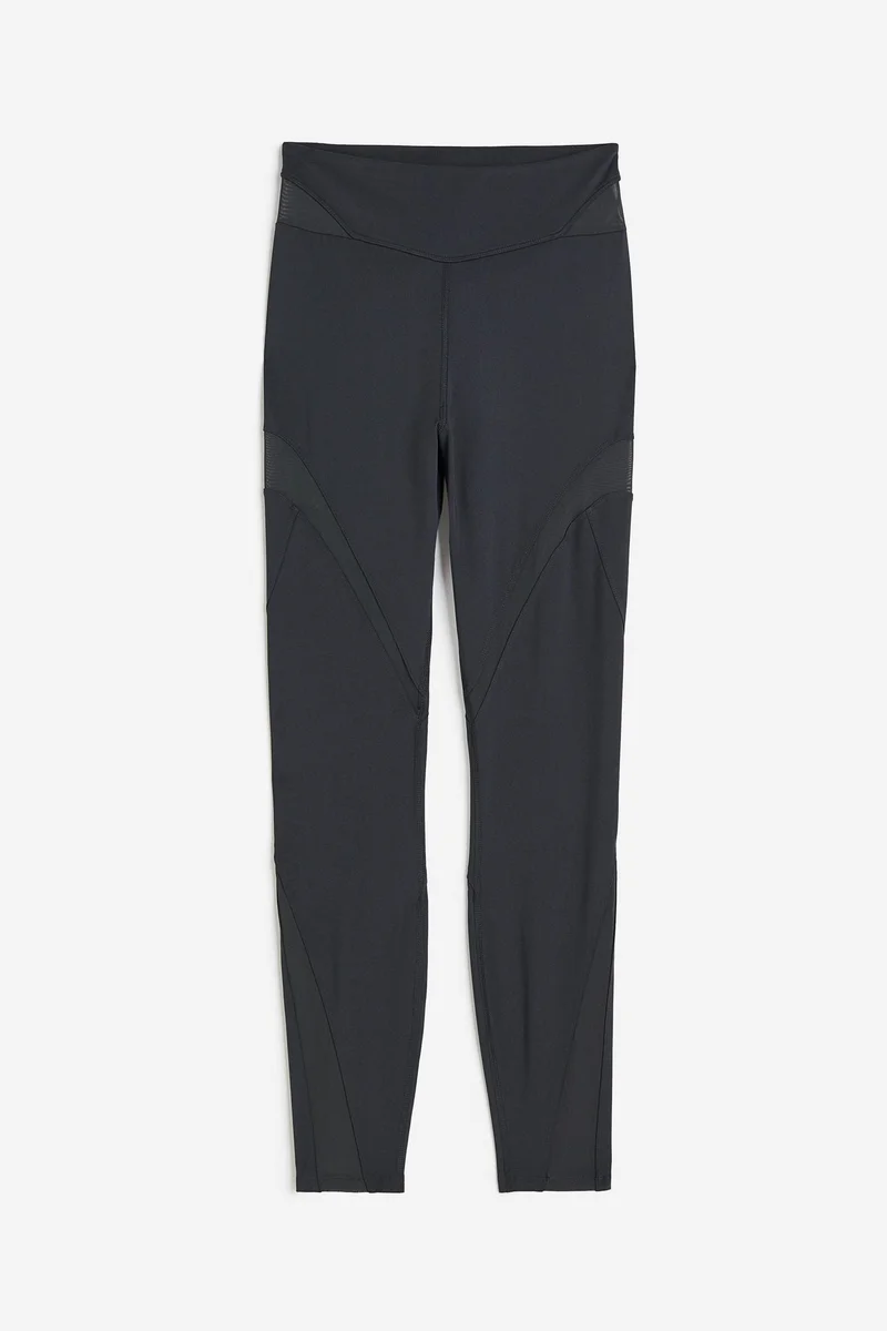 H&M DryMove™ Mesh-detail sports tights