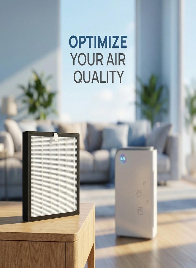 Molgoc Replacement Filter for Air Purifier,Compatible with Trucozie T555 Air Purifier,H13 True 2 HEPA Filter and 4 Washable Pre-Filters. - Image 5