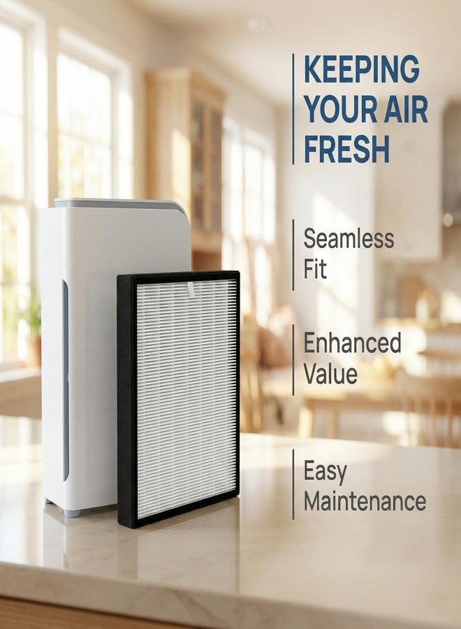Molgoc Replacement Filter for Air Purifier,Compatible with Trucozie T555 Air Purifier,H13 True 2 HEPA Filter and 4 Washable Pre-Filters. - Image 4