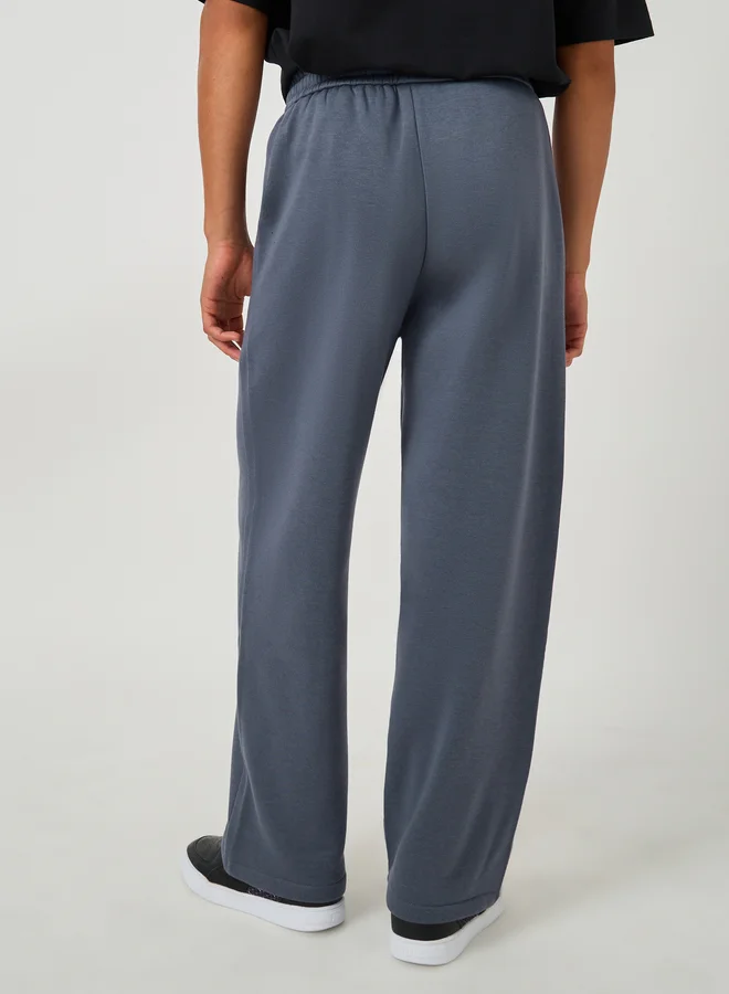 Styli Styli Panel Pocket Detail Oversized Open Hem Joggers
