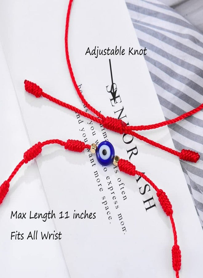 Tarsus 7 Knots Kabbalah Red String Bracelet Protection Evil Eye Bracelets for Women Men Rakhi for Brother Good Luck Gifts - Image 4