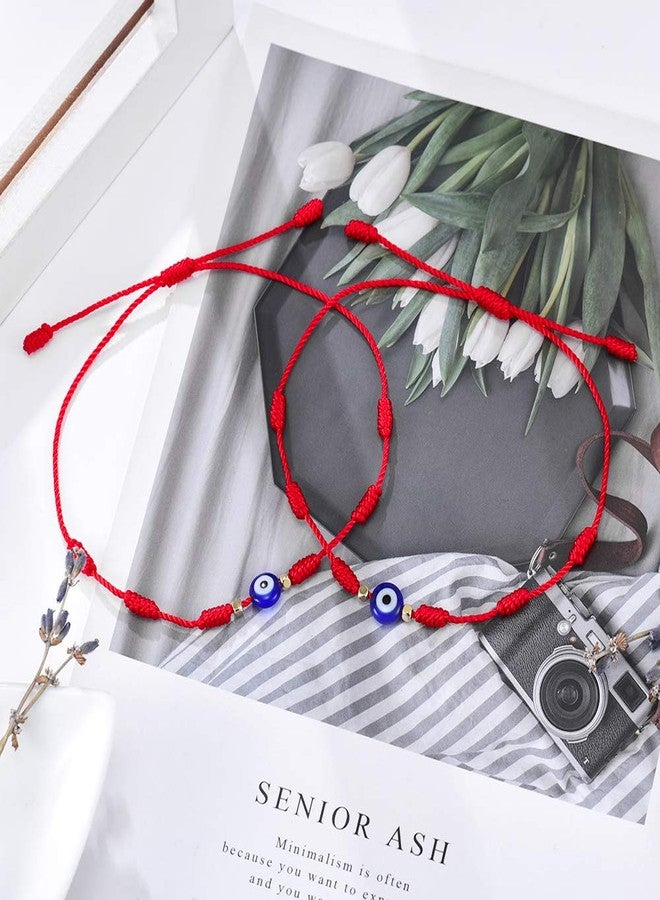 Tarsus 7 Knots Kabbalah Red String Bracelet Protection Evil Eye Bracelets for Women Men Rakhi for Brother Good Luck Gifts - Image 3