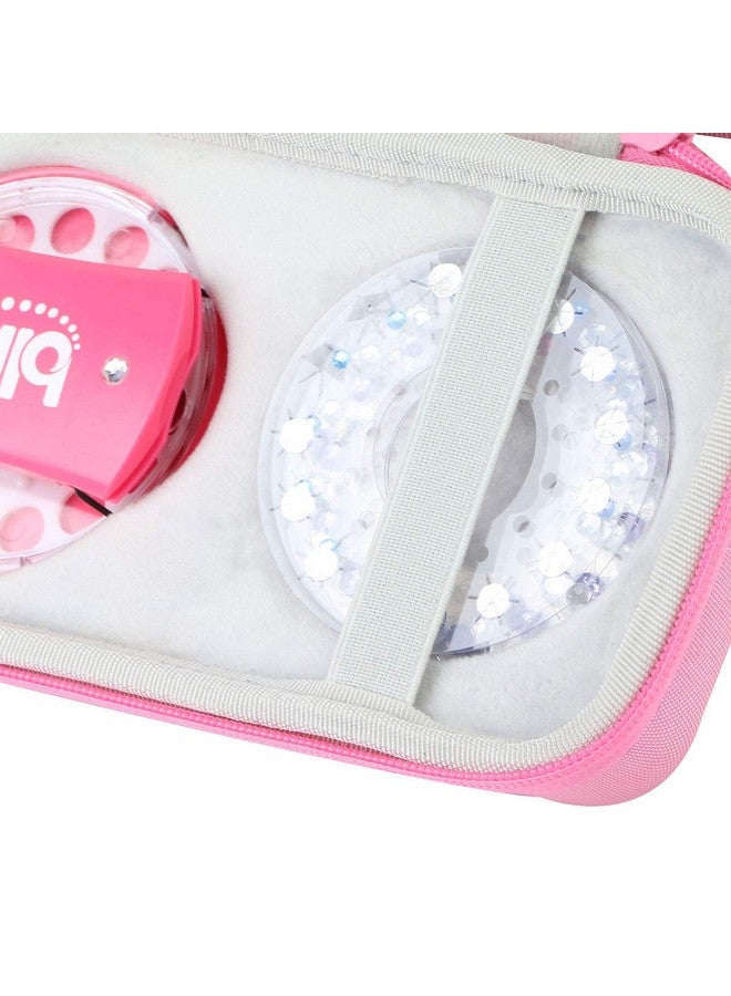 Co2Crea Hard Case Replacement For Blinger Ultimate Set Glam Collection Refill Gems Bedazzler Kit With Rhinestones Hair Gems Nail Jewels, Pink Case - Image 5