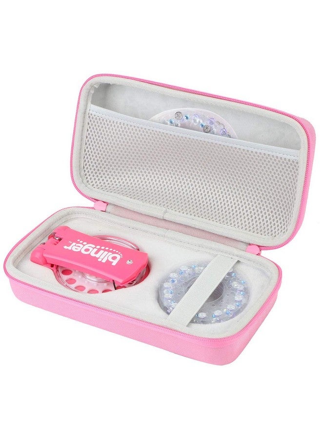 Co2Crea Hard Case Replacement For Blinger Ultimate Set Glam Collection Refill Gems Bedazzler Kit With Rhinestones Hair Gems Nail Jewels, Pink Case - Image 3