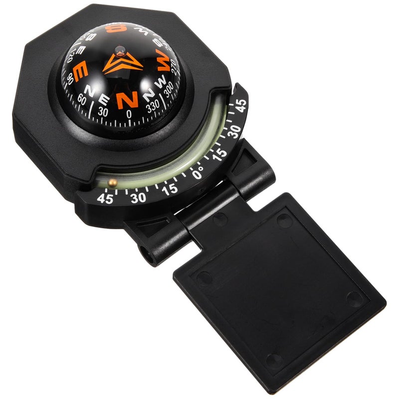 Car Dashboard Compass Night Glow Navigation Direction Ball Adjustable Tilt Angle Auto Vehicle Decor - Image 2