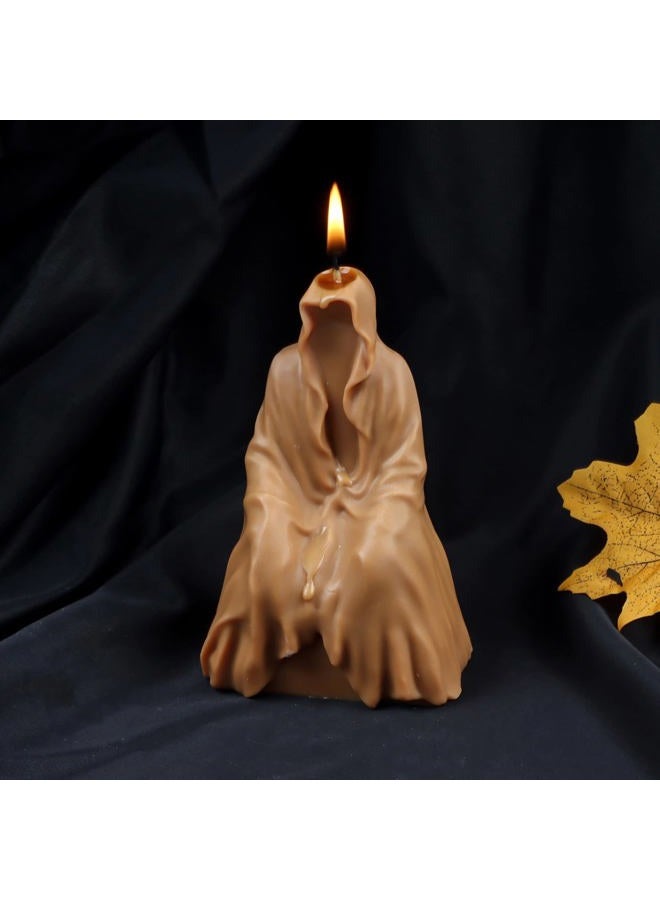ESEENS Skull Head Halloween Candle Mold Skull Shape Silicone Mold For Candles Resin Mold Chocolate Silicone Mold Chocolate Mold Diy Aromatherapy Decoration Mold Ghost Mold - Image 4