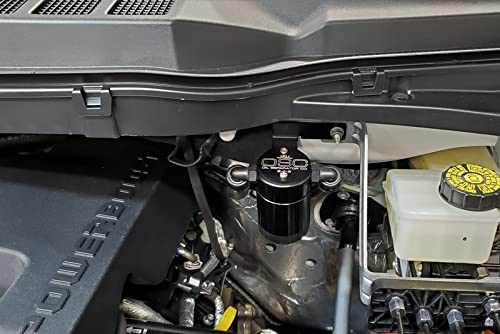 J&L Oil Separator Co. 3.0 Compatible with the 2021-2025 F Series Truck with the 3.5L PowerBoost; 2022-2025 Expedition 3.5L EcoBoost Passenger Side (Black) - Image 5