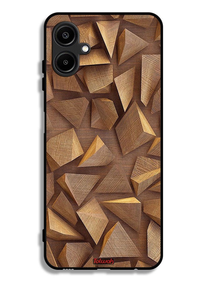 Tolwak Samsung Galaxy M06 5G Protective Case Cover Wood Pieces Art - Image 1
