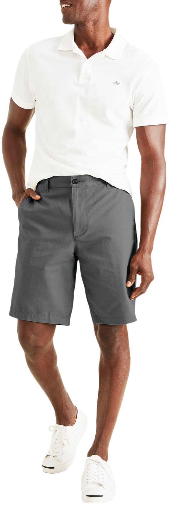 Dockers Men's Perfect Short Classic Fit 10.5", Sea Cliff, 34 - Image 5