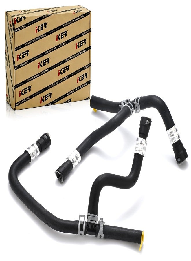 iKer Engine Heater Hose Set Assembly Compatible with Buick Enclave GMC Acadia Chevrolet Traverse 2007-2017 Engine Heater Hose Replacement 20765678 25862087 25862088 626-562 - Image 1