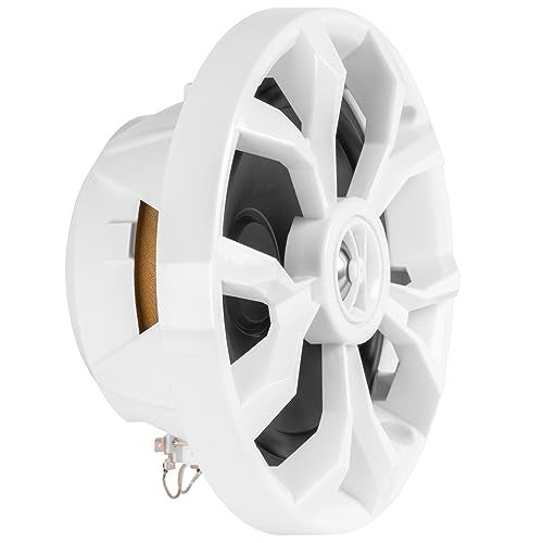BELVA BBMS65W 400W Peak (200W RMS) 6.5" 2-Way White Coaxial Marine Speakers for Boats/ATV/UTV/SxS/Powersport - Image 3