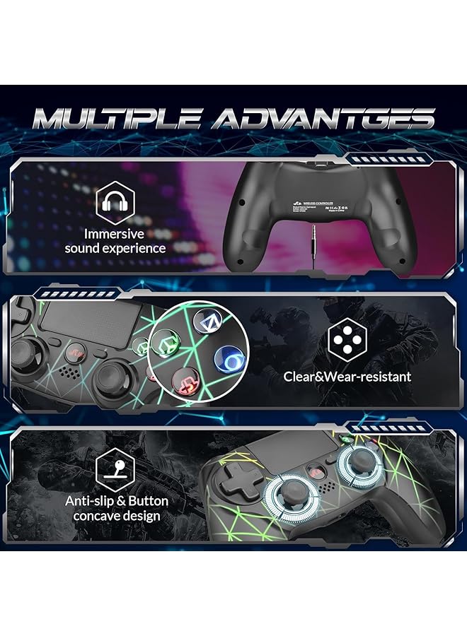 RII Wireless Bluetooth Gaming Controller For Android/Windows With Dual Shock 6 Axis Gyro Sensor 1000Mah Battery Non Slip Game Joystick Gamepad Gp600（2024 Latest Upgrade） - Image 5