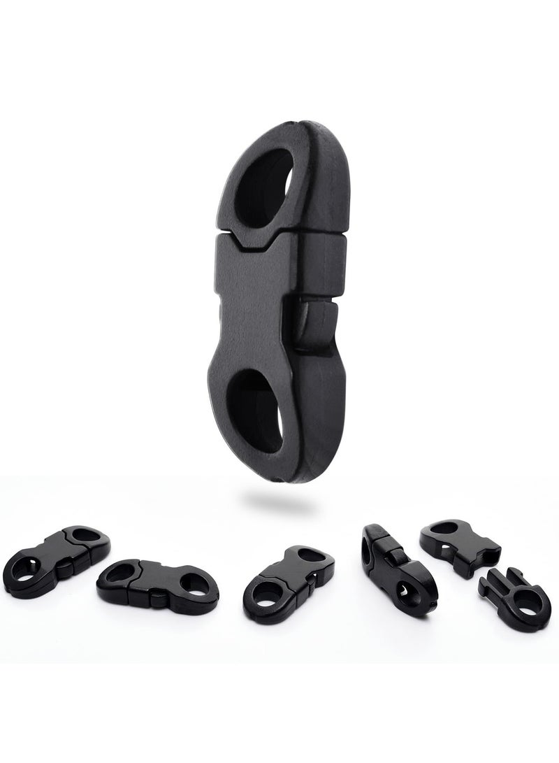 ٢٥ حزمة من مشابك الفصّل السريعة، مشابك فصّل صغيرة للسلامة، سوار بارا كورد، حبل حمالة للكمامات، قلادة ضفيرة للتصميم اليدوي، خواتم حزام الكاميرات الأردية (٥ مم) - Image 1