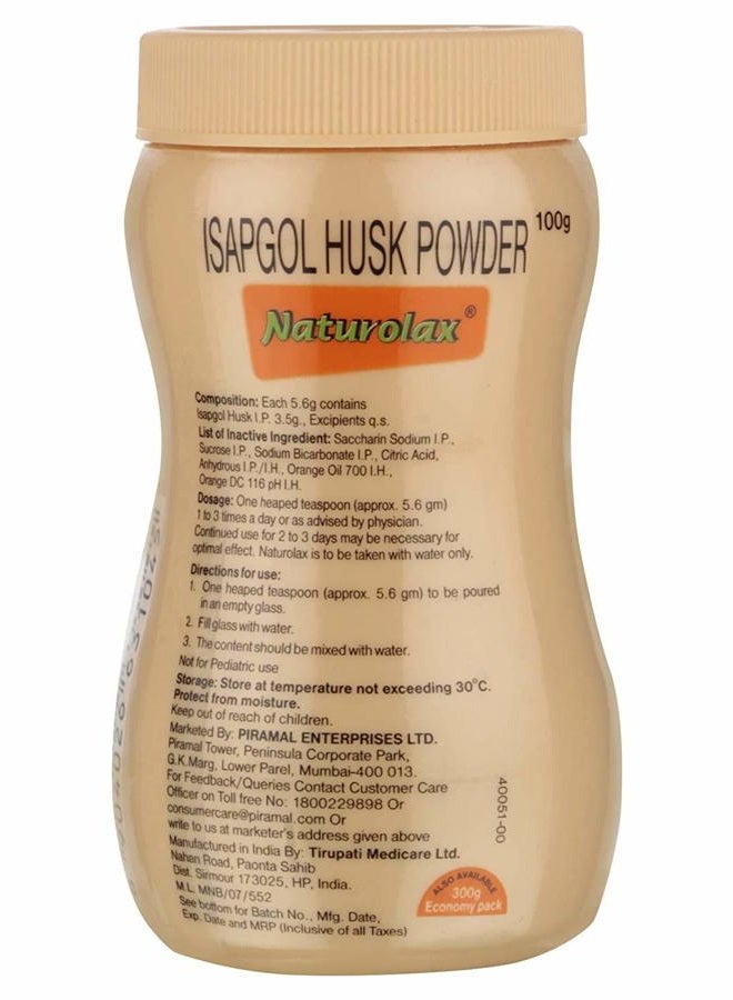 Naturolax 2 x - Isapgol Husk Powder 100g (3.53oz) - Image 3