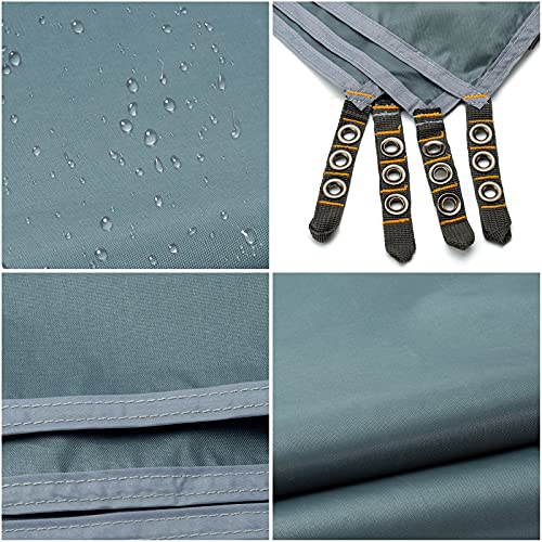 Bessport Tent Footprint for 1-2-3-4 Person Tent Waterproof Camping Tarp with Drawstring Carrying Bag for Picnic, Hiking and Other Outdoor Activities (2 Person) - Image 3