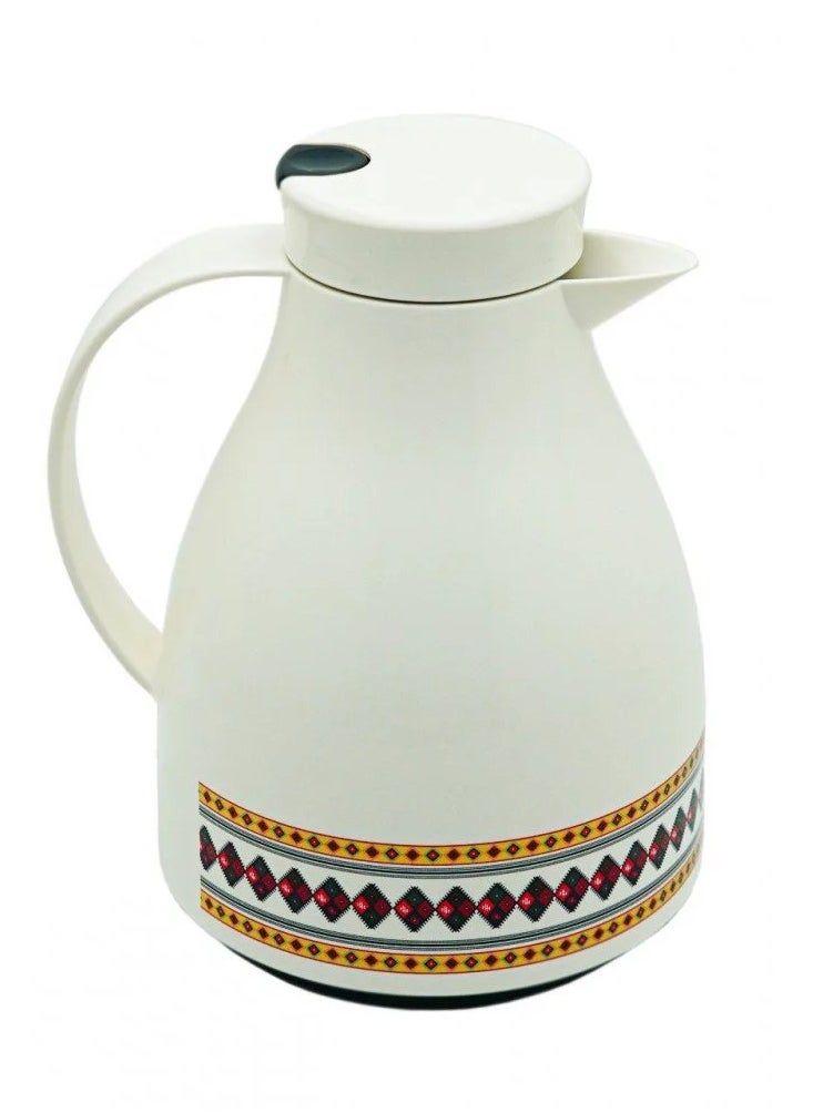 BASURRAH Thermos for tea and coffee with a distinctive heritage decoration, size 1 liter, 19-49959  - Image 2