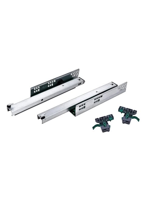 Volo Undermount Drawer Slide Runner Bottom Undermount Channel Silent Soft Closing Hydraulic with Locking Device Capacity 40 kg 14 350mm