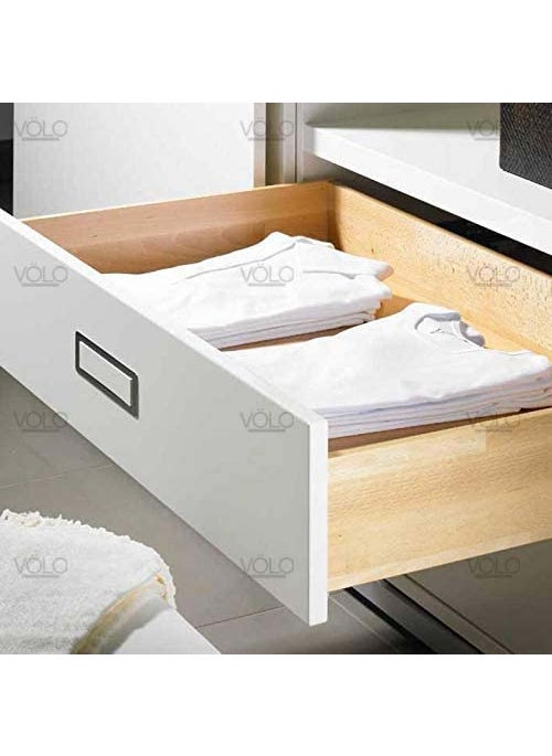 Volo - Volo Undermount Drawer Slide Runner Bottom Undermount Channel Silent Soft Closing Hydraulic with Locking Device Capacity 40 kg 14 350mm - Image 1