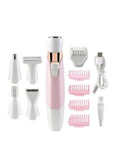 Electric Razor for Women, 5 in 1 Lady Shaver for Eyebrow Razor/Nose Hair Trimmer/Public Bikini Trimmer/Facial Body Leg Hair Removal,Wet and Dry Use Women Shavers with USB Rechargable