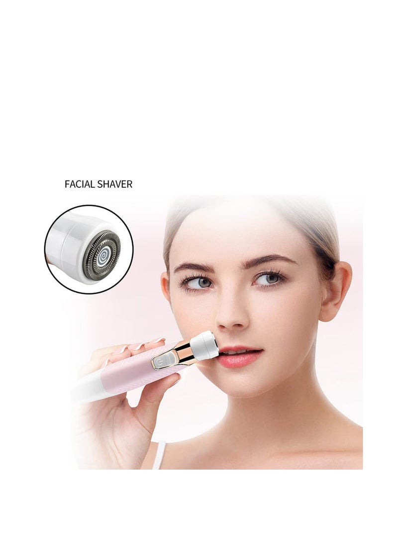 Generic - Electric Razor for Women, 5 in 1 Lady Shaver for Eyebrow Razor/Nose Hair Trimmer/Public Bikini Trimmer/Facial Body Leg Hair Removal,Wet and Dry Use Women Shavers with USB Rechargable - Image 1