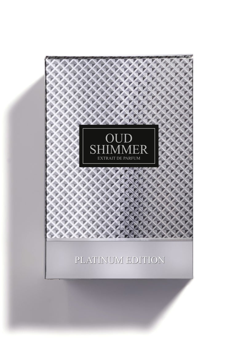 عطور ايه ام دي - عطر عود شيمر سيلفر من AMD Perfumes للرجال والنساء، 100 مل، أو دو برفيوم - Image 1