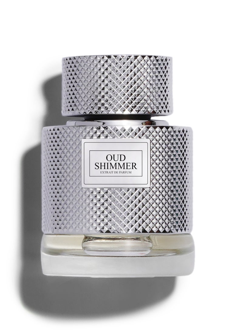 عطور ايه ام دي - عطر عود شيمر سيلفر من AMD Perfumes للرجال والنساء، 100 مل، أو دو برفيوم - Image 1
