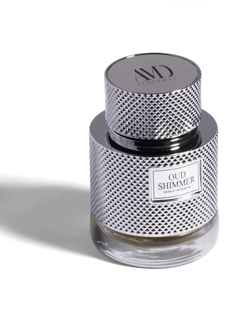 عطور ايه ام دي عطر عود شيمر سيلفر من AMD Perfumes للرجال والنساء، 100 مل، أو دو برفيوم
