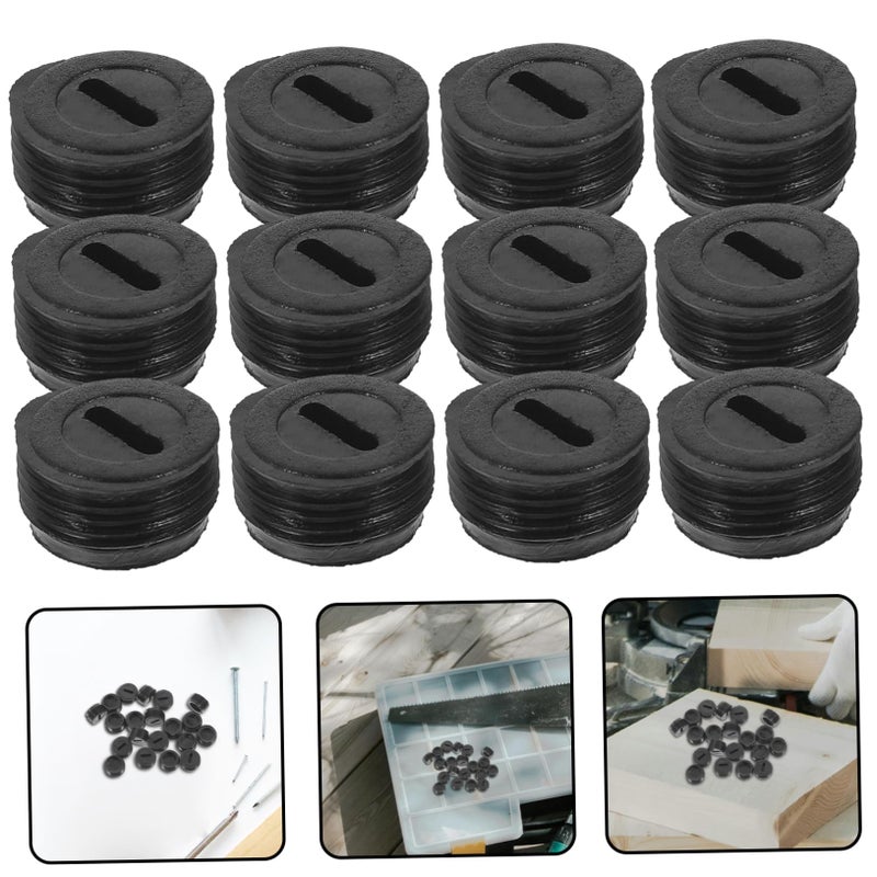 10 Pairs Motor Carbon Brushes With Holder Caps For Power Tools Drills Grinders - Image 3