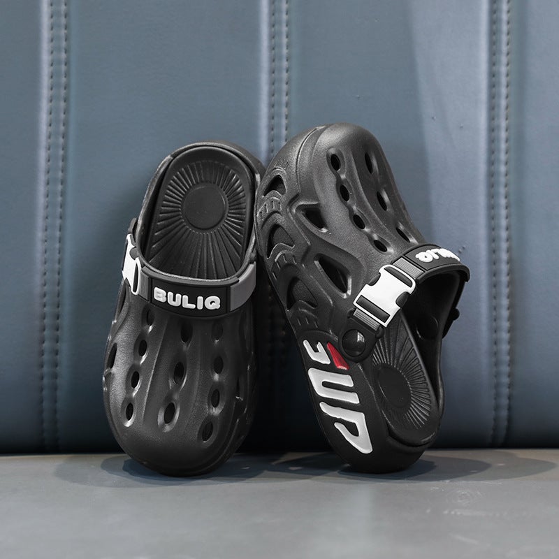 Children'S Summer Clogs For Couples, Non-Slip Closed-Toe Slippers For Boys And Girls, Unisex Sandals - Image 1