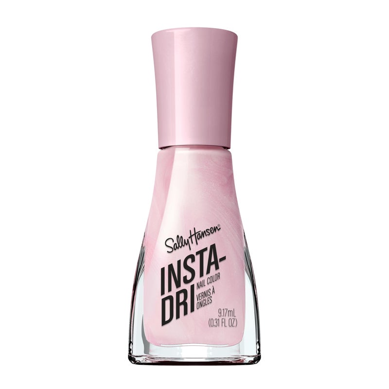 Sally Hansen Insta-Dri Nail Polish | Quick Dry, Long Lasting, Streak-Free Shine | Opaque, Shiny | 60 Triple Thread | Pearlized Rose Pink Nail Color - Image 1