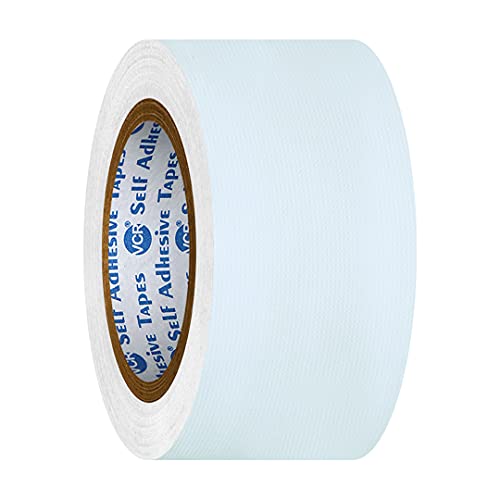 VCR White Duct Tape - 18 Meters in Length 48mm / 2" Width - 1 Roll Per Pack - Strong Book Binding Tape - Waterproof Heavy Duty Duct Tape - Image 3