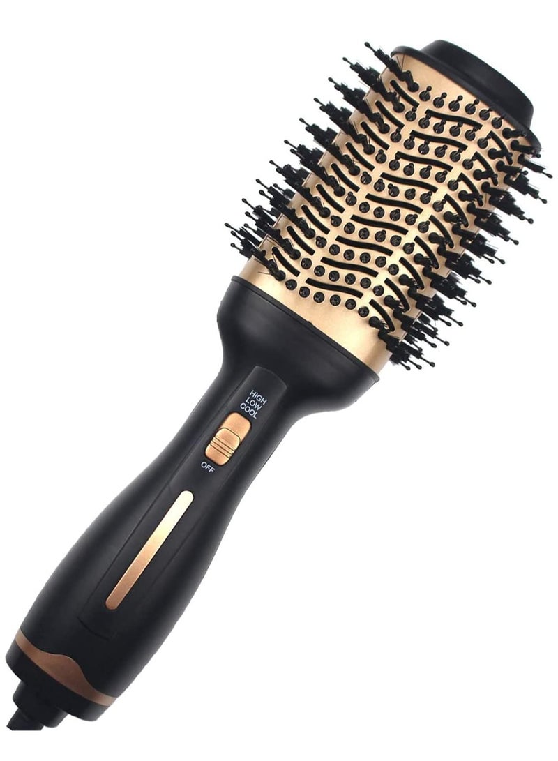 Hot Air Brush,Hair Dryer Brush, Professional Hair Dryer & Volumizer 3 in 1 Upgrade Anti-Scald Negative Ionic Technology Hair Straightener Brush,Salon Negative Ion Ceramic Electric Blow Dryer  - Image 1