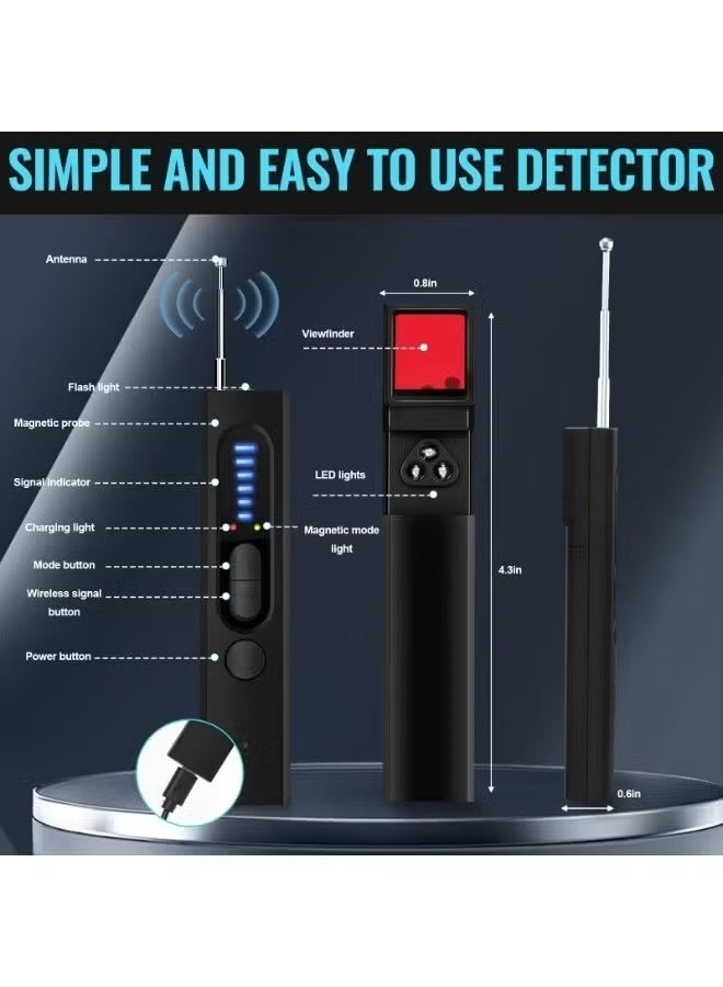 جهاز X13 لكشف الكاميرات المخفية – كاشف الإشارات اللاسلكية وأجهزة التتبع GPS - Image 4
