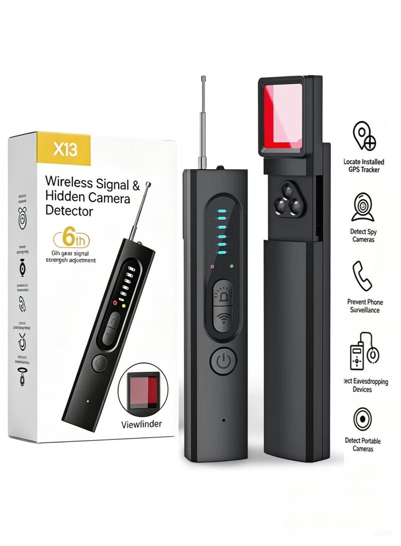 جهاز X13 لكشف الكاميرات المخفية – كاشف الإشارات اللاسلكية وأجهزة التتبع GPS - Image 1