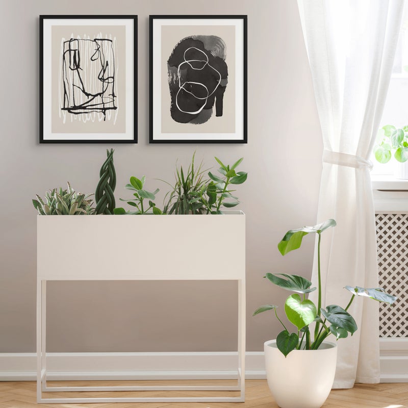 آرت دیکور  ديكور فني مؤطر طباعة صورة فنية جميلة لفن الحائط التجريدي الحديث عمل فني معاصر مطبوعات بسيطة ديكور حائط لغرفة المعيشة غرفة النوم المكتب - Image 2