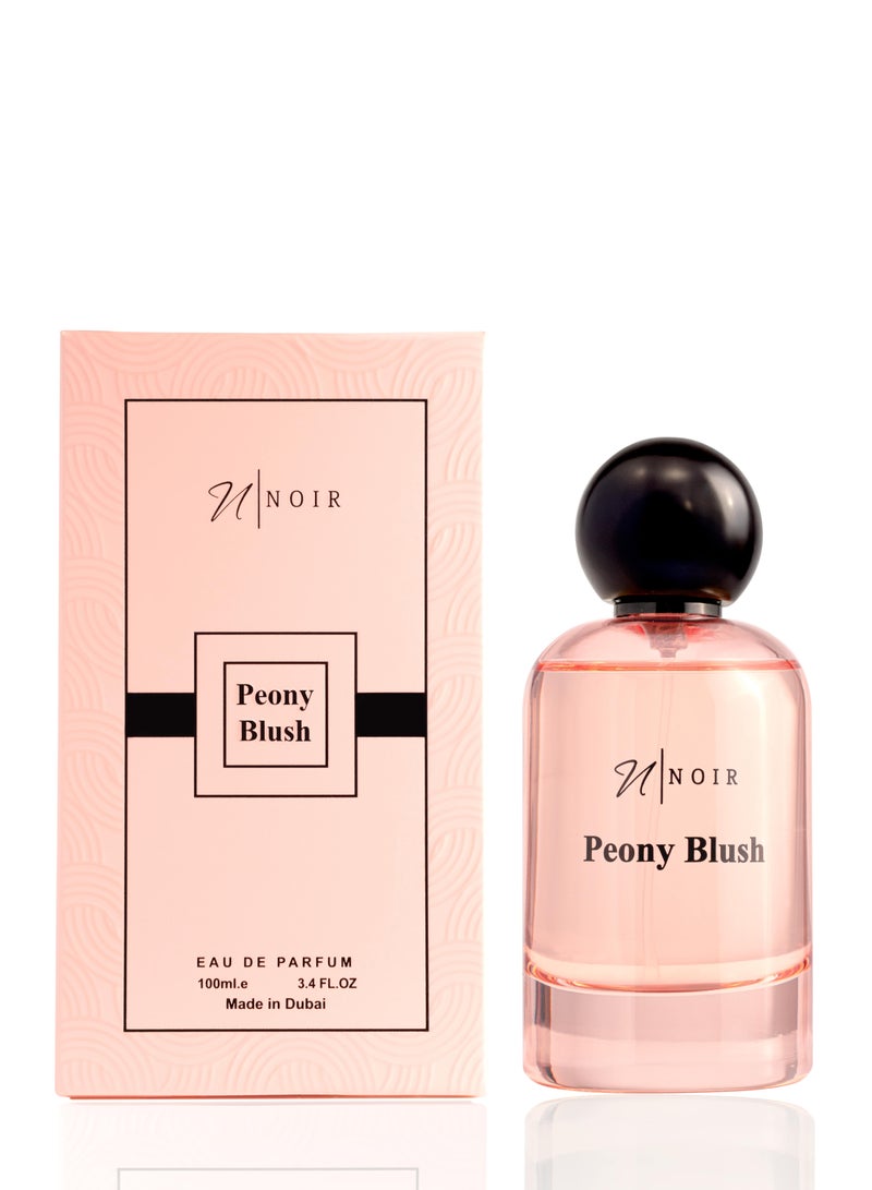 noir Peony Blush – Romantic Floral Perfume for Women | Juicy Red Apple, Peony & Suede | Long Lasting  EDP – 100ml - Image 3