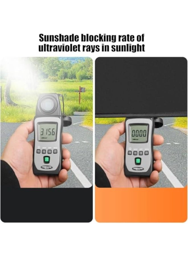 Generic Compact and foldable car windscreen sunshade for UV and heat protection, car sunshade for UV and heat protection, 2 pieces  - Image 5