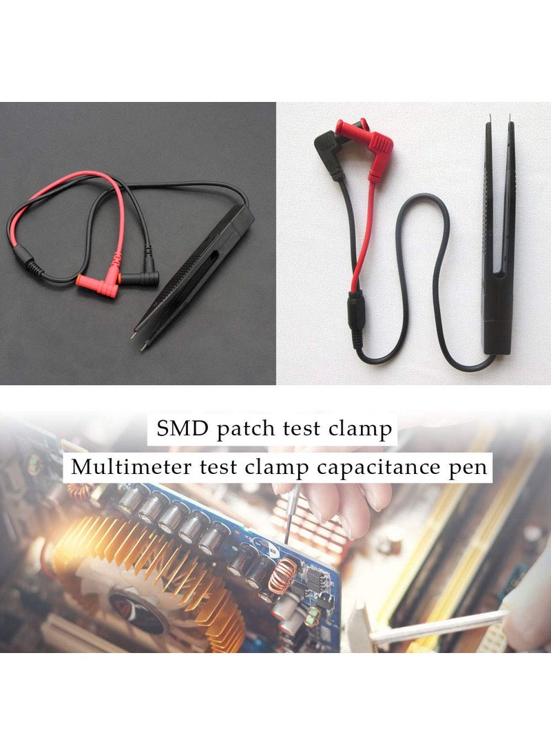 Comidox Comidox 2PCS SMD LCR Chip Test Clip Capacitance Inductor Resistance Test Clip Meter Lead Probe Multimeter Tweezer  - Image 4
