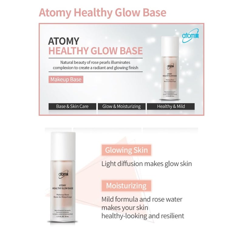 GASHINA STORY Atomy Healthy Glow Base 1.11 FL.OZ. / 33ml Makeup Base - Image 3