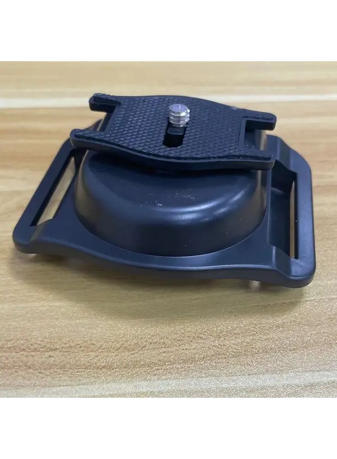 حزام الكاميرا الأسود السريع الفك مع مشبك ABS لكاميرات DSLR وملحقات الهاتف - Image 4