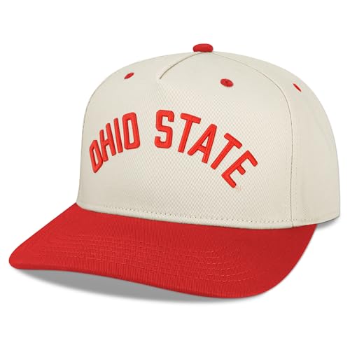 Legacy NCAA Officially Licensed Baseball Hat Ohio State Buckeyes Lightweight Cap for Men Women Heritage Twill Adjustable HTA StoneScarlet One Size Fits Most Adjustable Closure - Image 1
