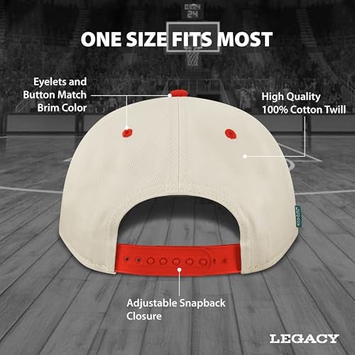 Legacy NCAA Officially Licensed Baseball Hat Ohio State Buckeyes Lightweight Cap for Men Women Heritage Twill Adjustable HTA StoneScarlet One Size Fits Most Adjustable Closure - Image 3